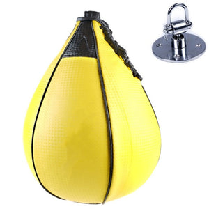 PU Speed Ball Boxing Pear Shape Swivel Punch Bag