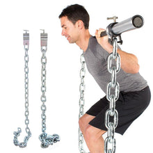 Load image into Gallery viewer, Weight-bearing Iron Chain Squat Barbell